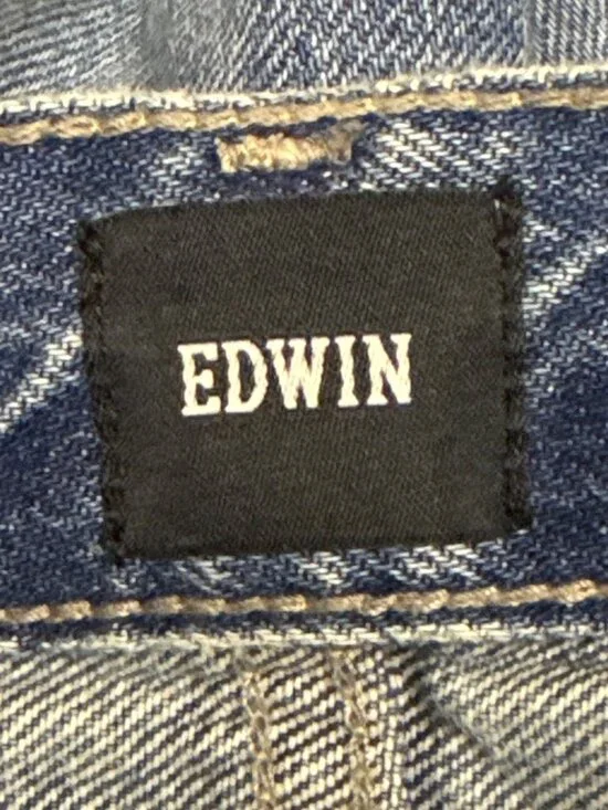 Edwin Tash Jeans Symbol Button Fly Relaxed Distressed Size 25 Women's Cotton - Picture 8 of 10